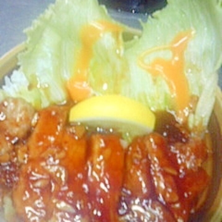 ☆トロ旨ポークソテー丼☆